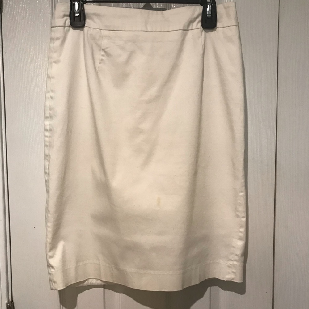 White calvin klein pencil skirt